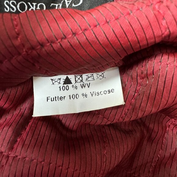 Carl Gross Flat Cap 100% Virgin Wool Made in Germany Newsboy Tweed Golf Preppy - Picture 6 of 11